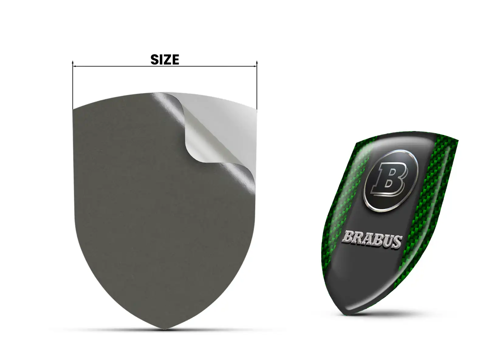 Brabus Heckscheibenaufkleber Trucks Stil Limitiert Robust